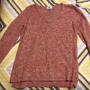 Old Navy pink sweatshirt v neck